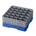 CAMBRO 25S738-168 - Cesta de lavado 25 comp. 3 alturas - 8,7 cm Ø máx. - alt. máx. 20 cm - 50 x 50 x 22,5 cm - Azul