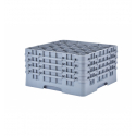 CAMBRO 25S900-151 - Cesta de lavado 25 comp. 4 alturas- 8,7 cm Ø máx. - alt. máx. 24,1 cm - 50 x 50 x 26,7 cm - Gris claro