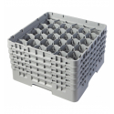 CAMBRO 30S958-151 - Cesta de lavado 30 comp. 5 alturas - 7,84 cm Ø máx. - alt. máx. 25,8 cm - 50 x 50 x 30,8 cm - Gris claro