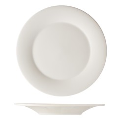 Plato llano porcelana Blanco Glubel 28 cm. B'GHEST 01170000 (6 unidades)