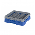 CAMBRO 36S318-168 - Cesta de lavado 36 comp. 1 altura - 7,2 cm Ø máx. - alt. máx. 9,4 cm - 50 x 50 x 14,3 cm - Azul