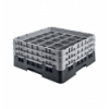 CAMBRO 36S534-110 - Cesta de lavado 36 comp. 2 alturas - 7,2 cm Ø máx. - alt. máx. 14,9 cm - 50 x 50 x 18,4 cm - Negro