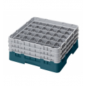 CAMBRO 36S638-414 - Cesta de lavado 36 comp. 3 alturas - 7,2 cm Ø máx. - alt. máx. 17,6 cm - 50 x 50 x 22,5 cm - Cerceta