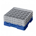 CAMBRO 36S638-168 - Cesta de lavado 36 comp. 3 alturas - 7,2 cm Ø máx. - alt. máx. 17,6 cm - 50 x 50 x 22,5 cm - Azul