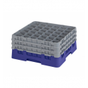 CAMBRO 36S738-186 - Cesta de lavado 36 comp. 3 alturas - 7,2 cm Ø máx. - alt. máx. 20 cm - 50 x 50 x 22,5 cm - Azul marino