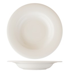 Plato pasta porcelana Blanco Glubel 28 cm. B'GHEST 01170009 (6 unidades)