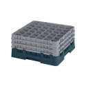 CAMBRO 36S738-414 - Cesta de lavado 36 comp. 3 alturas - 7,2 cm Ø máx. - alt. máx. 20 cm - 50 x 50 x 22,5 cm - Cerceta