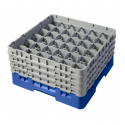 CAMBRO 36S800-168 - Cesta de lavado 36 comp. 4 alturas - 7,2 cm Ø máx. - alt. máx. 21,7 cm - 50 x 50 x 26,7 cm - Azul