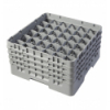 CAMBRO 36S800-151 - Cesta de lavado 36 comp. 4 alturas - 7,2 cm Ø máx. - alt. máx. 21,7 cm - 50 x 50 x 26,7 cm - Gris claro