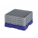 CAMBRO 36S900-186 - Cesta de lavado 36 comp. 4 alturas - 7,2 cm Ø máx. - alt. máx. 24,1 cm - 50 x 50 x 26,7 cm - Azul marino