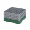 CAMBRO 36S900-119 - Cesta de lavado 36 comp. 4 alturas - 7,2 cm Ø máx. - alt. máx. 24,1 cm - 50 x 50 x 26,7 cm - Verde sherwood