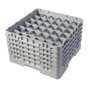 CAMBRO 36S958-151 - Cesta de lavado 36 comp. 5 alturas - 7,2 cm Ø máx. - alt. máx. 25,8 cm - 50 x 50 x 30,8 cm - Gris claro