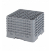 CAMBRO 36S1214-151 - Cesta de lavado 36 comp. 6 alturas - 7,2 cm Ø máx. - alt. máx. 32,3 cm - 50 x 50 x 34,9 cm - Gris claro