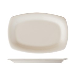 Rabanera rectangular porcelana Blanco Glubel 15x10 cm. B'GHEST 01170132 (6 unidades)