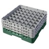 CAMBRO 49S638-119 - Washing basket 49 comp. 3 heights - 6 cm Ø max. - height. max. 17.6 cm - 50 x 50 x 22.5 cm - Sherwood Green