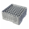 CAMBRO 49S638-151 - Cesta de lavado 49 comp. 3 alturas - 6 cm Ø máx. - alt. máx. 17,6 cm - 50 x 50 x 22,5 cm - Gris claro