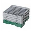 CAMBRO 49S800-119 - Cesta de lavado 49 comp. 4 alturas - 6 cm Ø máx. - alt. máx. 21,7 cm - 50 x 50 x 26,7 cm - Verde sherwood