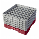 CAMBRO 49S958-416 - Cesta de lavado 49 comp. 5 alturas - 6 cm Ø máx. - alt. máx. 25,8 cm - 50 x 50 x 30,8 cm - Arándano