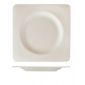 Square dessert Porcelain White Glubel Square 20.5x20.5 cm. B'Ghest 01170058 (6 units)