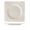 Plato postre cuadrado porcelana Blanco Glubel Square 20,5x20,5 cm. B'GHEST 01170058 (6 unidades)
