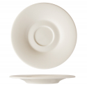 Platillo para taza desayuno y té apilable porcelana Blanco Glubel 16cm. B'GHEST 01170004 (6 unidades)