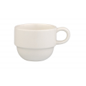 Taza moka apilable porcelana Blanco Glubel 10 cl. B'GHEST 01170005 (6 unidades)