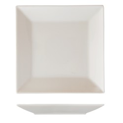 Plato postre cuadrado porcelana Blanco Square 19x19 cm. B'GHEST 01210019 (6 unidades)