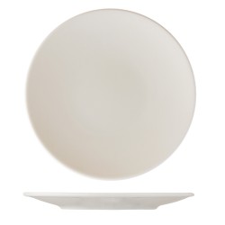 Plato llano porcelana Blanco Coupe Shape Ø27 cm. B'GHEST 01210029 (6 unidades)