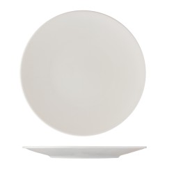 Plato llano porcelana Blanco Coupe Shape Ø25 cm. B'GHEST 01210030 (6 unidades)