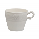Taza de café porcelana Blanco con grabado Karla 14cl. B'GHEST 01170107 (6 unidades)