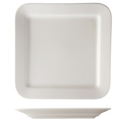 Plato presentación cuadrado porcelana Blanco Atlantic 32 cm. ROSENHAUS 01010262 (6 unidades)