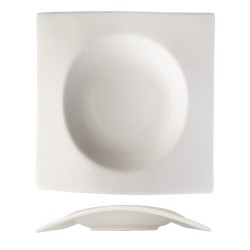 Plato hondo puente porcelana Blanco 20 cm Atlantic Puente. ROSENHAUS 01010269 (6 unidades)