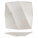 Porcelaine de plaque carrée Porcelaine Blanco Diamond atlantique 16,5 cm. Rosenhaus 01010275 (6 unités)