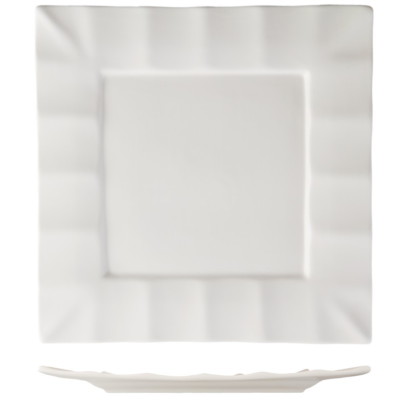 ROSENHAUS 01010286 Square plate wavy wing 33 cm atlantic