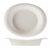 Hondo Oval Plate Porzellan weißer Atlantik Oval 26,5 cm. Rosenhaus 01010294 (6 Einheiten)