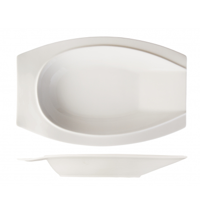 Rabanera White Porcelain Barca 30,5 cm Atlantique. Rosenhaus 01010314 (6 unités)