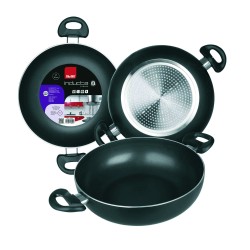 6 unidades de IBILI 410524 SARTEN HONDA CON 2 ASAS INDUCTA 24 CMS.