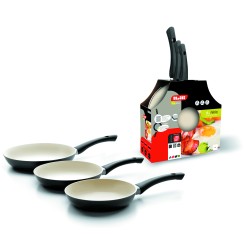 4 unidades de IBILI 410700 LOTE 3 SARTENES INDUCTA 18+20+24 CMS.