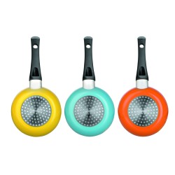 12 unidades de IBILI 405014C SARTEN INDUBASIC 14 CMS. - COLORES