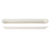 Plato aperitivo alargado porcelana Blanco Atlantic Baguette 29 cm. ROSENHAUS 01010324 (12 unidades)