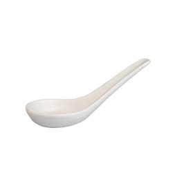 Cuchara china porcelana blanca 13 cm |Hostelería| Degustación|