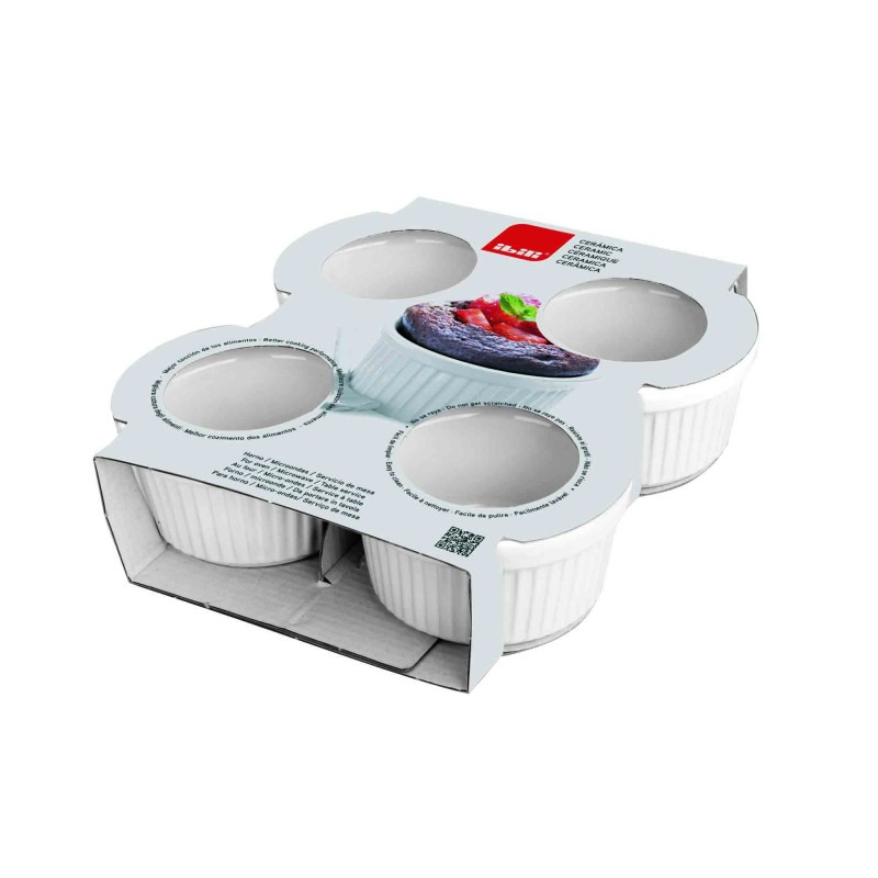 3 unités de IBILI 230010 SET 4 MOLDE RAMEQUIN 9 CMS.