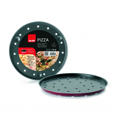 6 unidades de IBILI 356124 MOLDE PIZZA CRISPY VENUS 24 CMS.