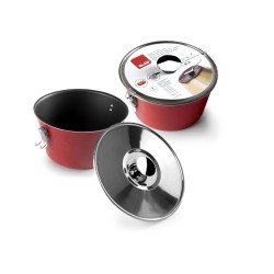 FLANEROS CON TAPA INOX Y CIERRE VENUS 20X11.4CM 2.8L 6 UNIDADES DE IBILI 356020