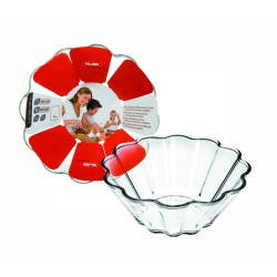 FLANERO RIZADO PARA EL HORNO DE KRISTALL 20X8CM 1.05L 6 UNIDADES DE IBILI 480420