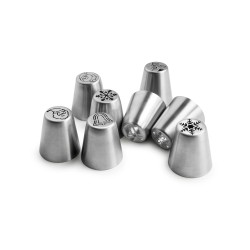 6 unidades de IBILI 252400 BOQUILLAS RUSAS NAVIDAD