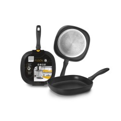 6 unidades de IBILI 450226 GRILL FUSION 26X26 CM