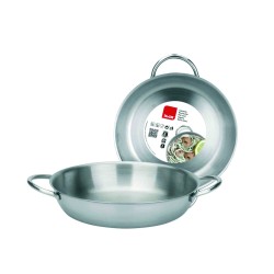 6 unidades de IBILI 665614 CAZUELITA INOX 18% PRISMA 14 CMS.