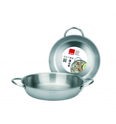 6 unidades de IBILI 665614 CAZUELITA INOX 18% PRISMA 14 CMS.