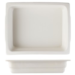 Fuente-cubeta porcelana Blanco gn 1/2 profundidad 6.5 cm Atlantic. ROSENHAUS 01010369 (6 unidades)